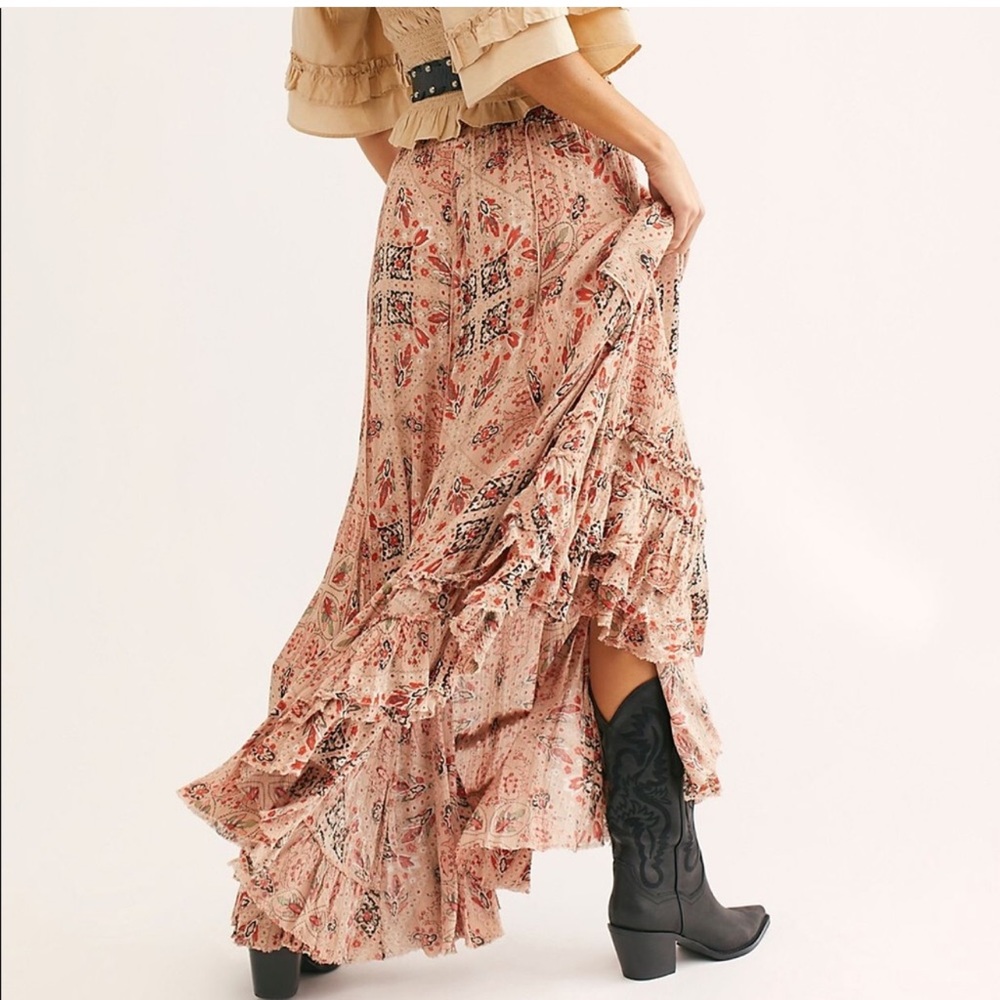 Free people maxi skirt